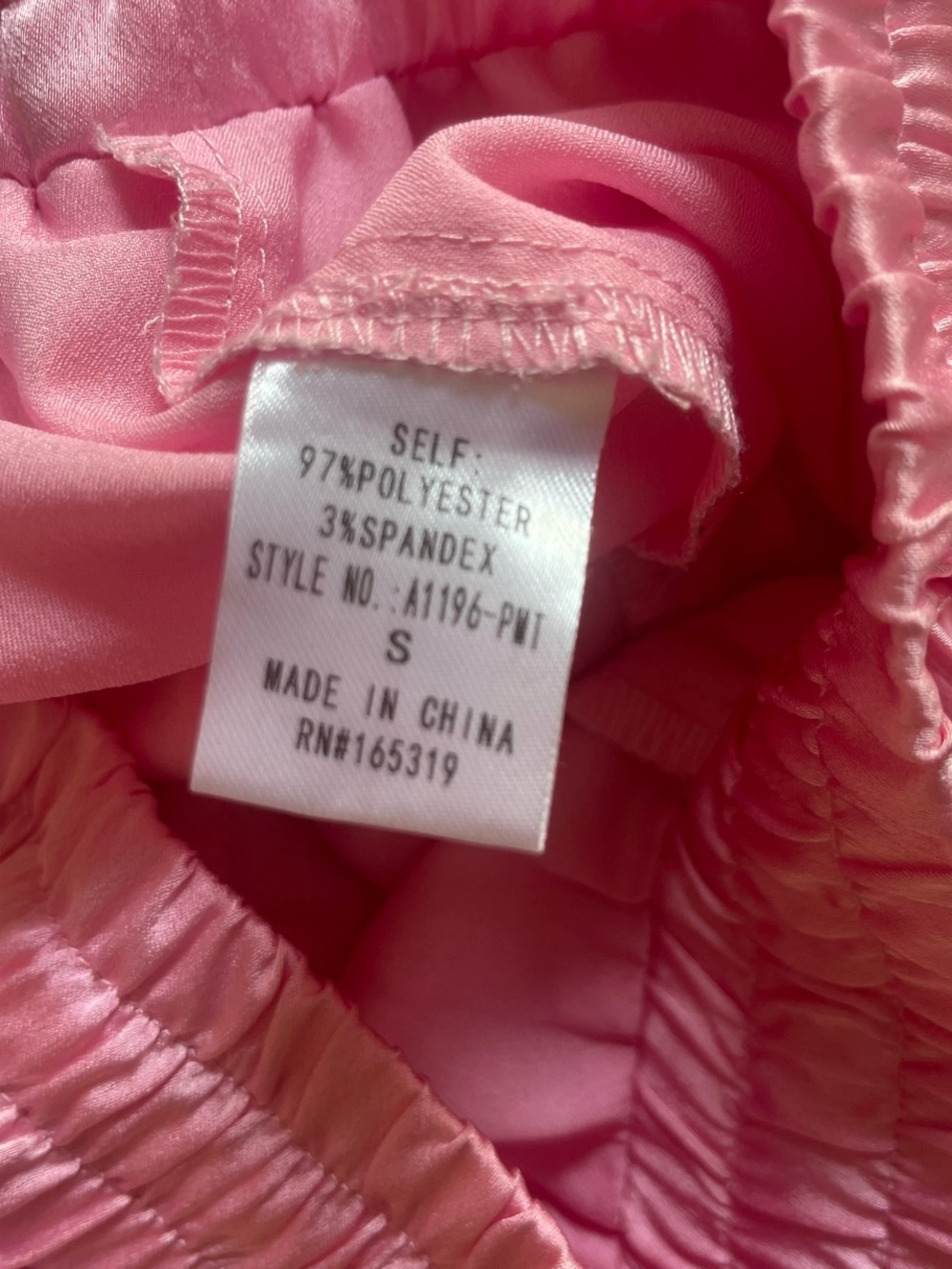 Pink Tiered Mini Skirt - Picture 4 of 4